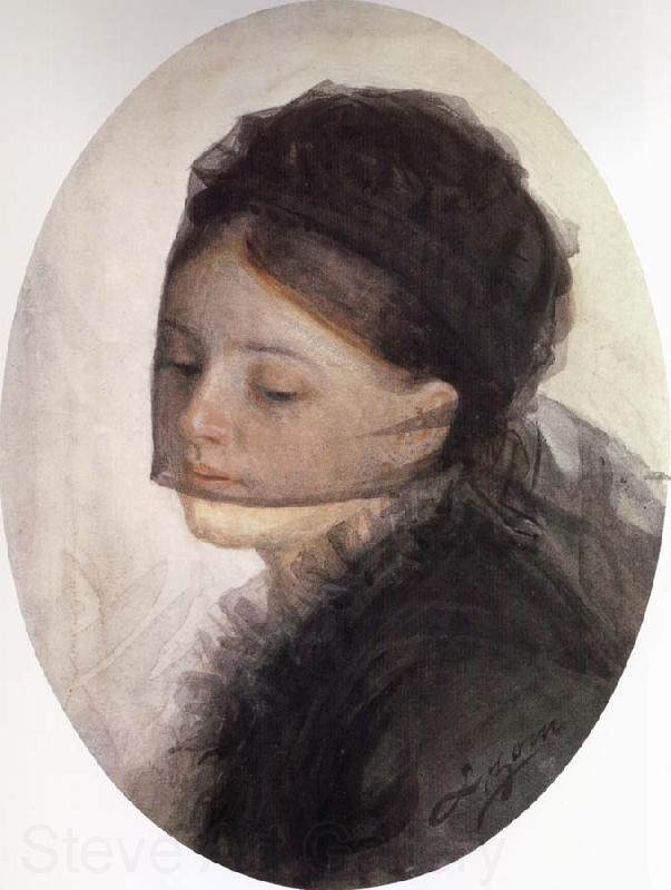 Anders Zorn In Mourning Norge oil painting art